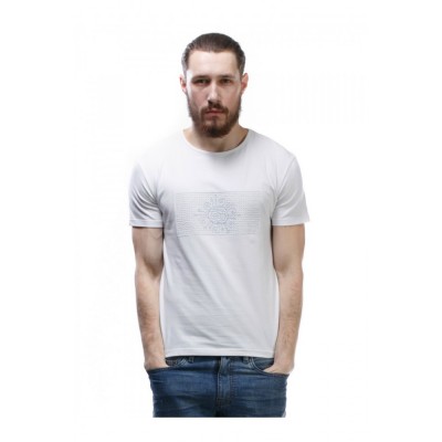 T-SHIRT "BOSS" WITH WHITE EMBROIDERY