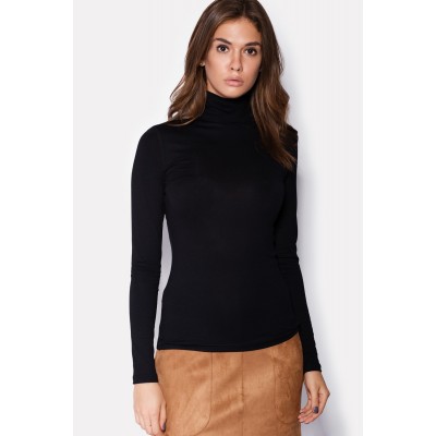 TURTLENECK "ASCOT" BLACK