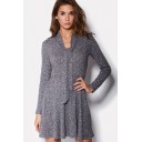 DRESS "INTENZO" GREY MELANGE