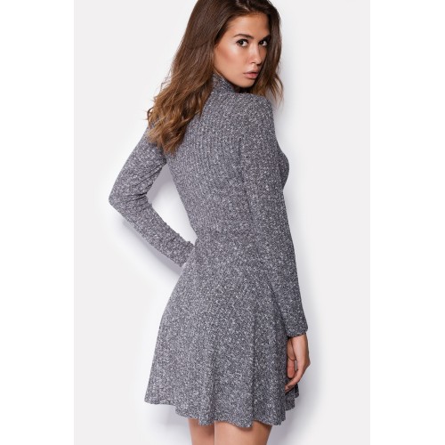 DRESS "INTENZO" GREY MELANGE