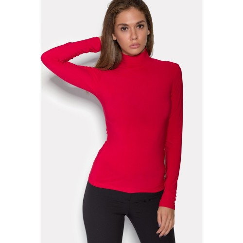 TURTLENECK "LONDON" RED