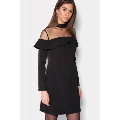 DRESS "VICS" BLACK