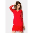 DRESS "CEREMONY" RED