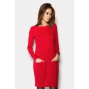 DRESS 'ALBERTA" RED