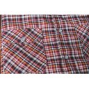 CHECKED SHIRT IN BROWN & RED