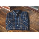 CHECKED SHIRT IN BROWN & BLUE