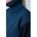 MOTO BLUE KNITTED SUIT
