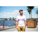 PORTSIDE POLO WHITE & VIOLET