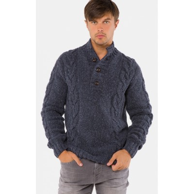 SWEATER BLUE WITH BUTTONS