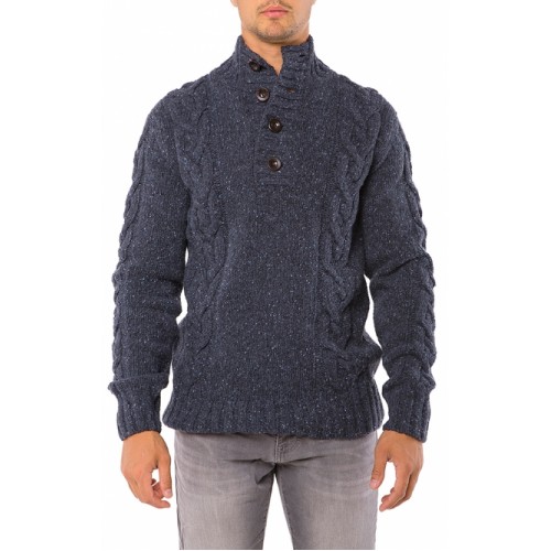 SWEATER BLUE WITH BUTTONS