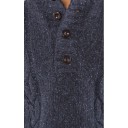 SWEATER BLUE WITH BUTTONS