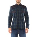 CHECKED SHIRT IN BLUE & GREEN