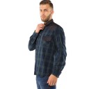 CHECKED SHIRT IN BLUE & GREEN