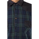 CHECKED SHIRT IN BLUE & GREEN