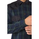 CHECKED SHIRT IN BLUE & GREEN