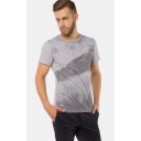 T-SHIRT GREY WITH PRINT