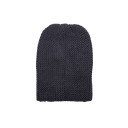 KNIT BEANIE ASPHALT COLOR