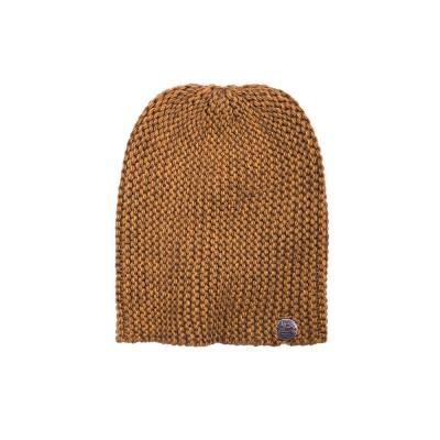 KNIT BEANIE DARK GOLD