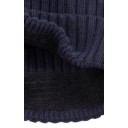 DARK BLUE WOOL BEANIE