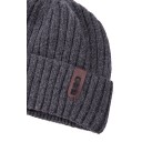 BEANIE WOOL DARK GREY