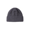 BEANIE WOOL DARK GREY