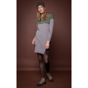 DRESS WOOL GREEN & GREY