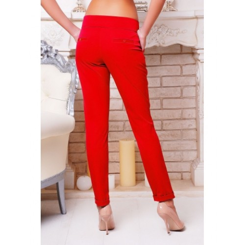 TROUSER PANTS "HILLORY" RED