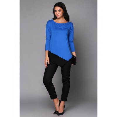 JUMPER BLUE WITH BLACK GUSSETS