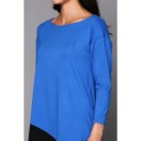 JUMPER BLUE WITH BLACK GUSSETS