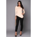 JUMPER BEIGE WITH BLACK GUSSETS 