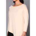 JUMPER BEIGE WITH BLACK GUSSETS 