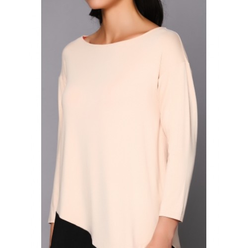 JUMPER BEIGE WITH BLACK GUSSETS